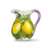Pitcher with lemons and lavender