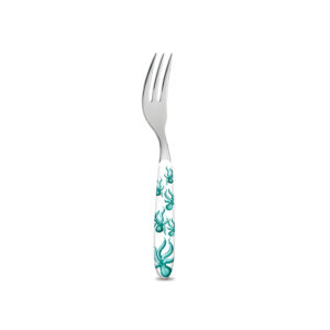 Dessert fork with octopus