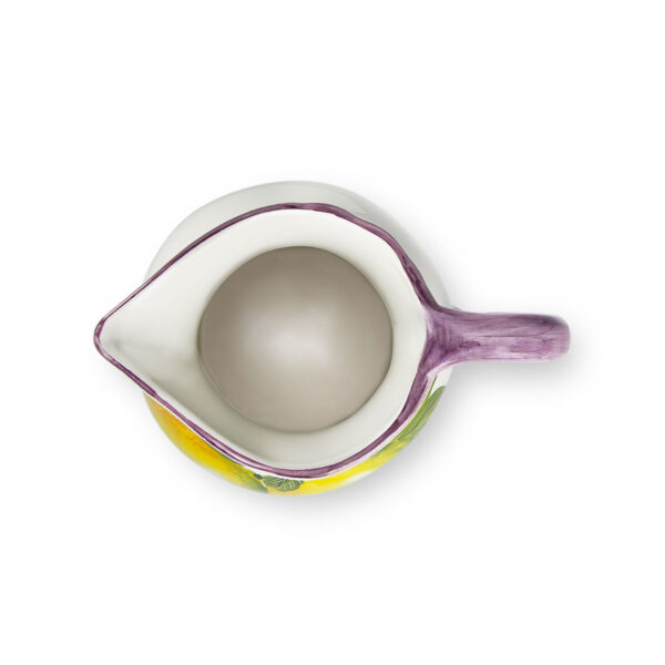 Pitcher with lemons and lavender
