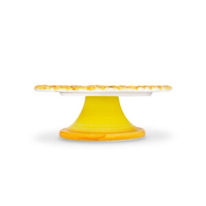 margherite-alzata-piccola-gialla Cake stand small with yellow daisies