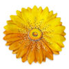 Big yellow daisy table centrepiece