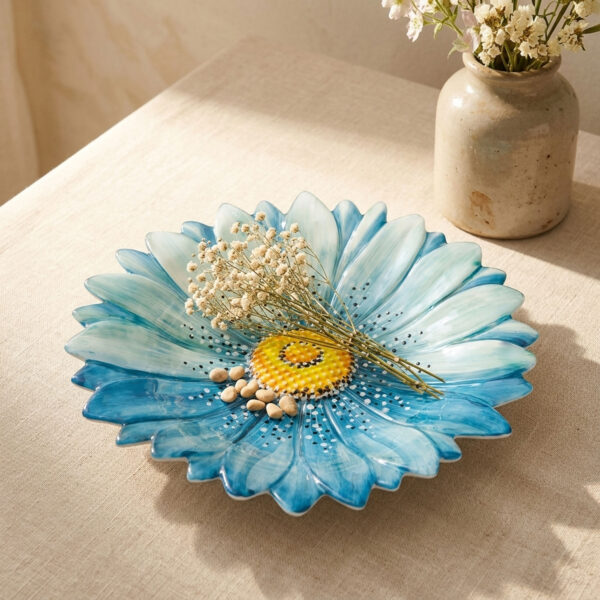 Big Tiffany daisy table centrepiece