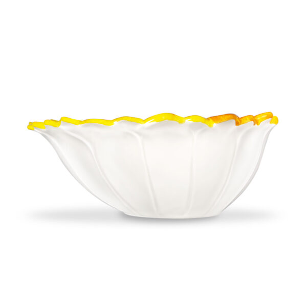 margherite-ciotola-grande-gialla Yellow daisy bowl Ø28