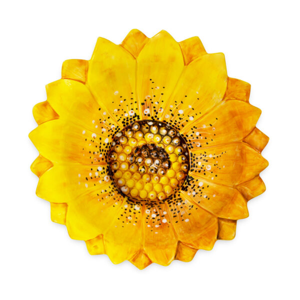 margherite-ciotola-grande-gialla-sopra Yellow daisy bowl Ø28