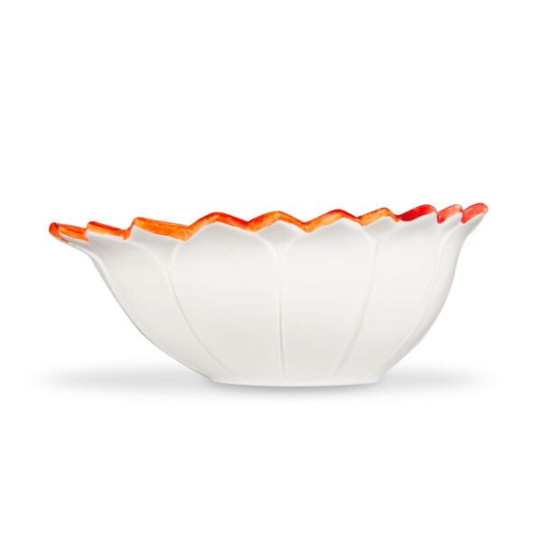 Red daisy bowl Ø28