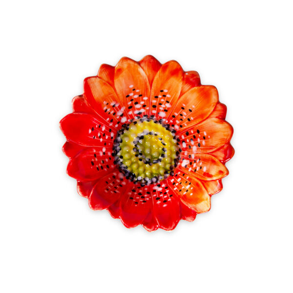 margherite-ciotola-piccola-rossa-sopra Bowl Ø17 daisy Red