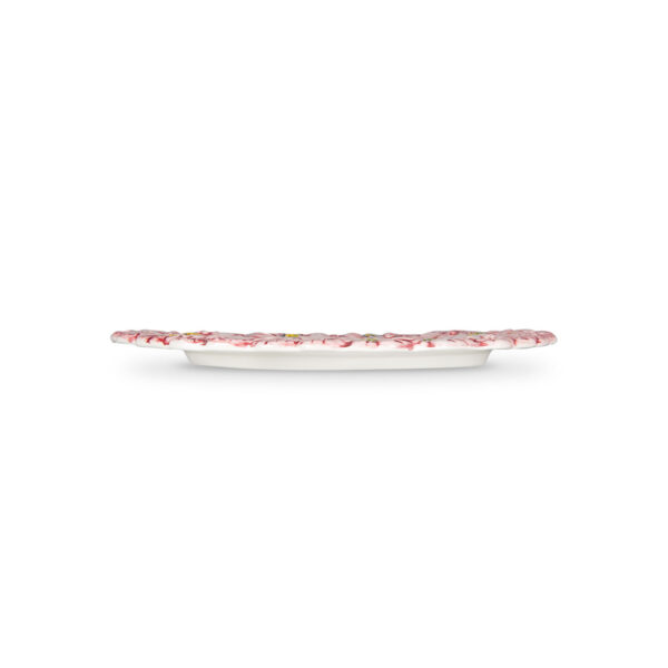 margherite-piatto-piccolo-rosa Pink dessert plate with daisies