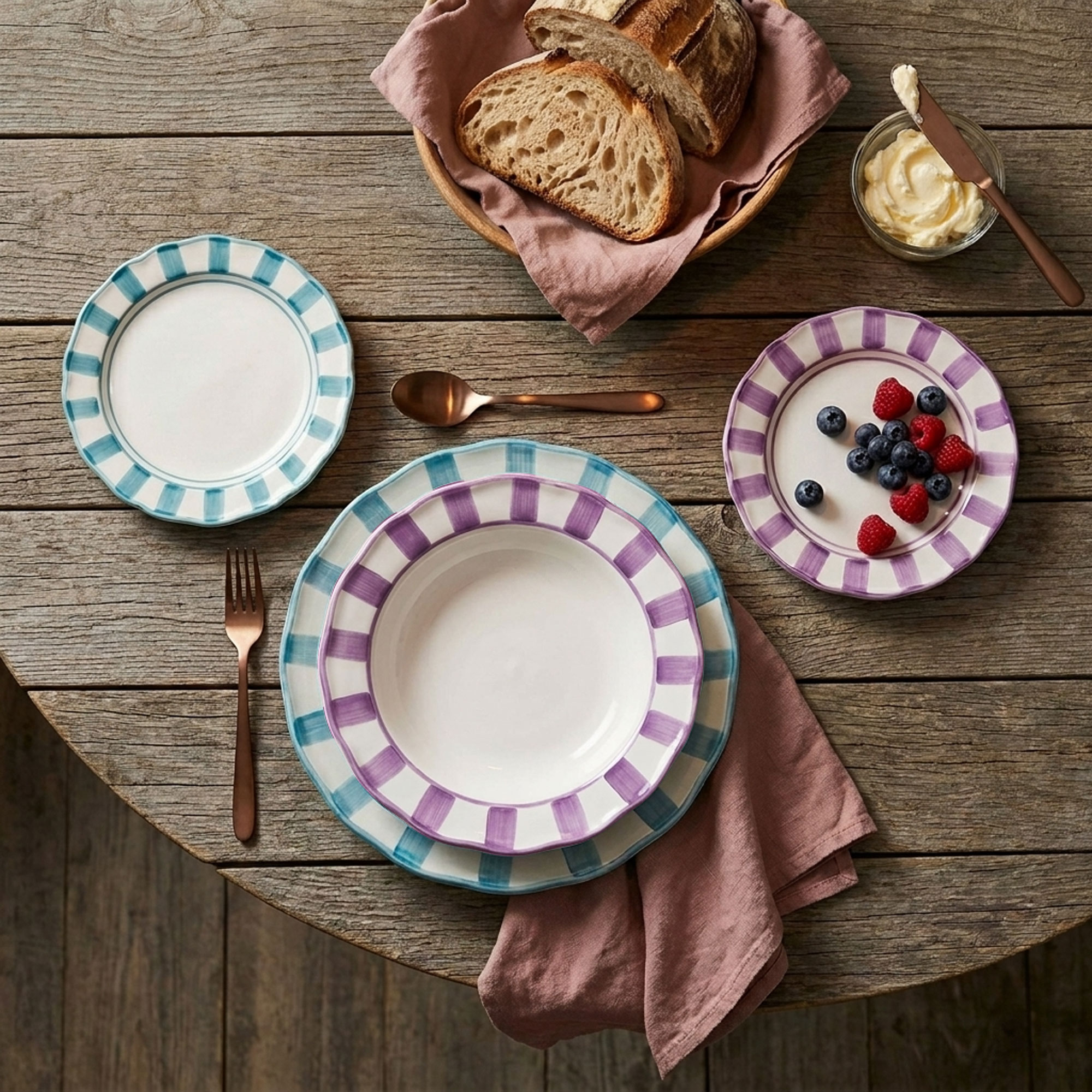 Handgeschilderde keramiek collectie