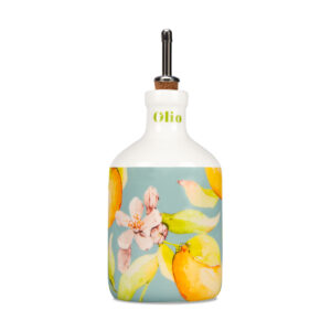 Citrus oil jar light blue