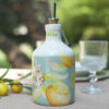 Citrus oil jar light blue Citrus oil jar light blue