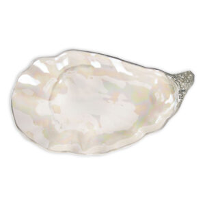 Big mother-of-pearl oyster tray