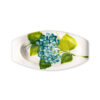 Appetiser tray with hydrangeas