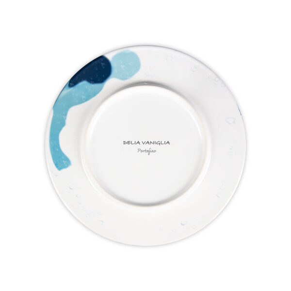 piatto-Alaria-da-20-portofino-grafica-5-sotto Dessert plate "Relazioni Fluide"