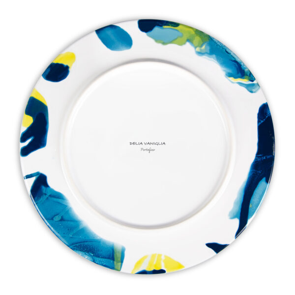 piatto-Alaria-da-33-portofino-grafica-6-sotto Charger plate "Curve Acque"