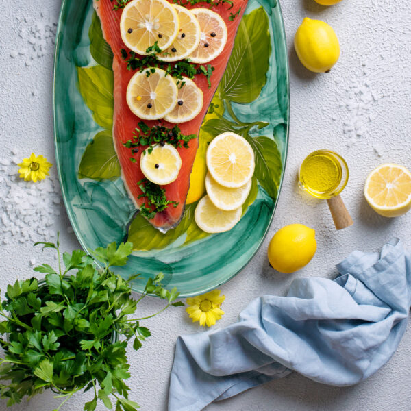 piatto-da-portata-limoni-ambientata Serving tray with lemons