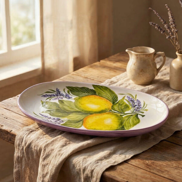 piatto-da-portata-limoni-lavanda-ambientata-ok Serving tray with lemons and lavender