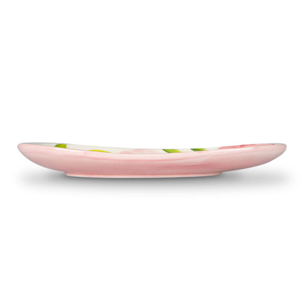 Serving tray with roses