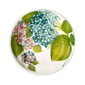 Hydrangeas soup plate