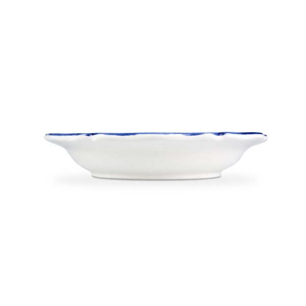 Riviera blue soup plate