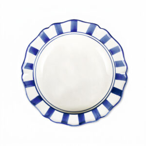 Riviera blue soup plate