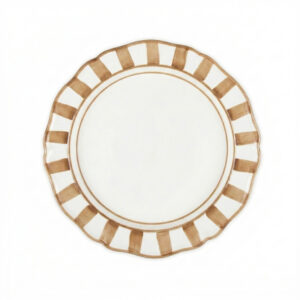 Riviera brown soup plate