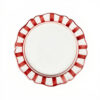 Riviera red soup plate