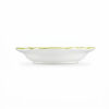 Riviera green soup plate
