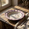 Riviera purple soup plate Riviera purple soup plate
