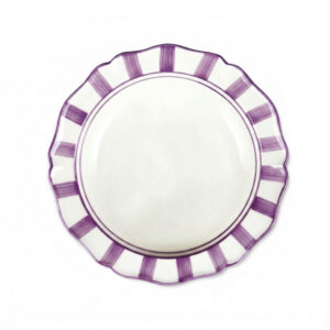 Riviera purple soup plate