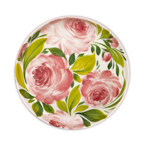 Plate with roses