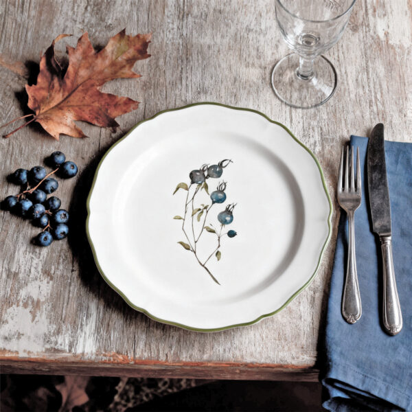 Dessert plate Indaco