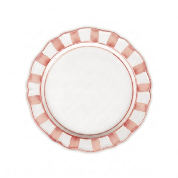 piatto-frutta-riviera-rosa-sopra Riviera pink dessert plate