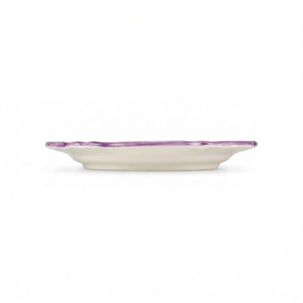 Riviera purple dessert plate