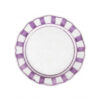 Riviera purple dessert plate