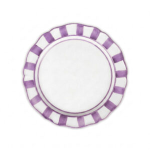 Riviera purple dessert plate