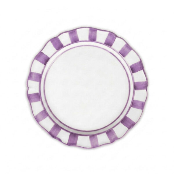 Riviera purple dessert plate