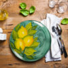 piatto-liscio-limoni-ambientata Plate with lemons