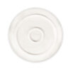 piatto-liscio-limoni-rilievo-sotto Smooth ceramic plate decorated with embossed lemons
