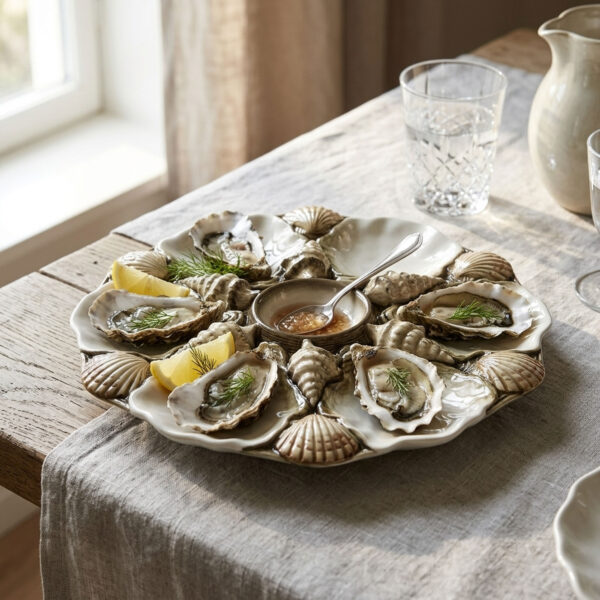 Oyster serving dish Oyster serving dish