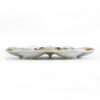 Gold oyster serving dish