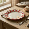 Riviera red bread plate