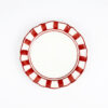 Riviera red bread plate