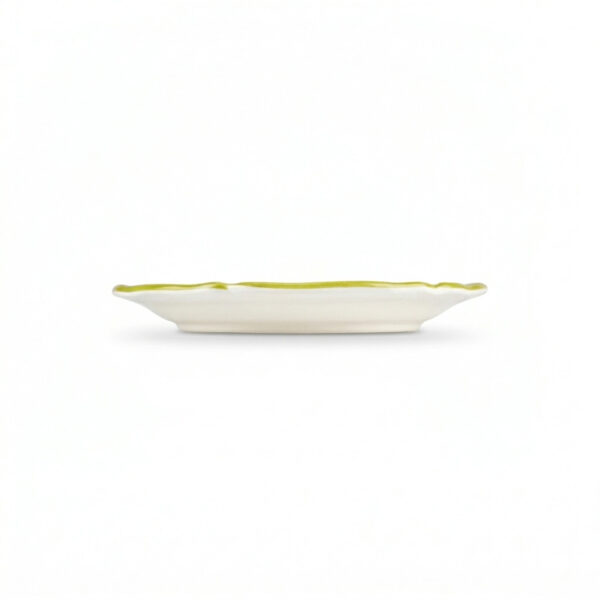 Riviera green bread plate