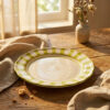 Riviera green bread plate