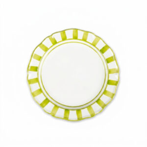 Riviera green bread plate