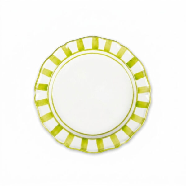 Riviera green bread plate