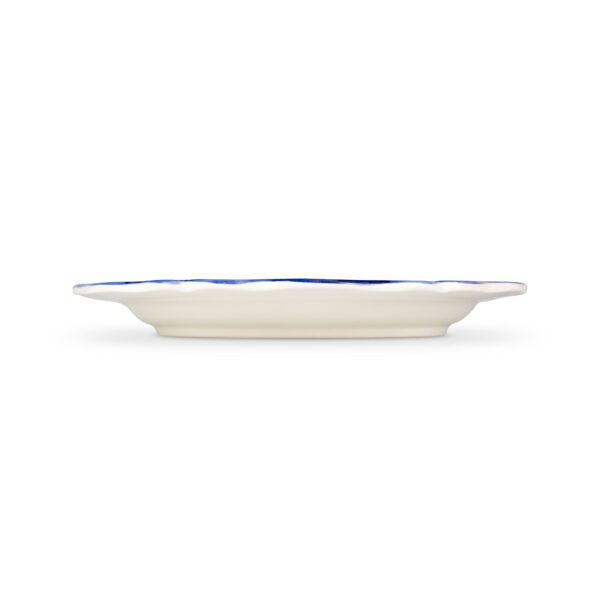 Riviera blue dinner plate