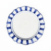 Riviera blue dinner plate