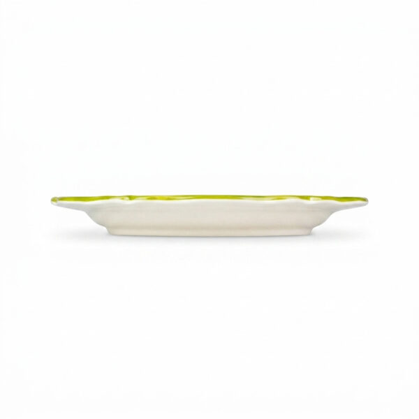 Riviera green dinner plate