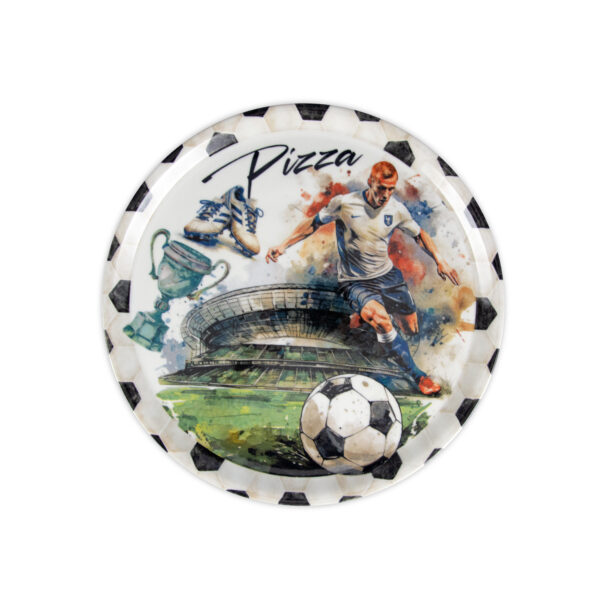 Sport pizza plate set